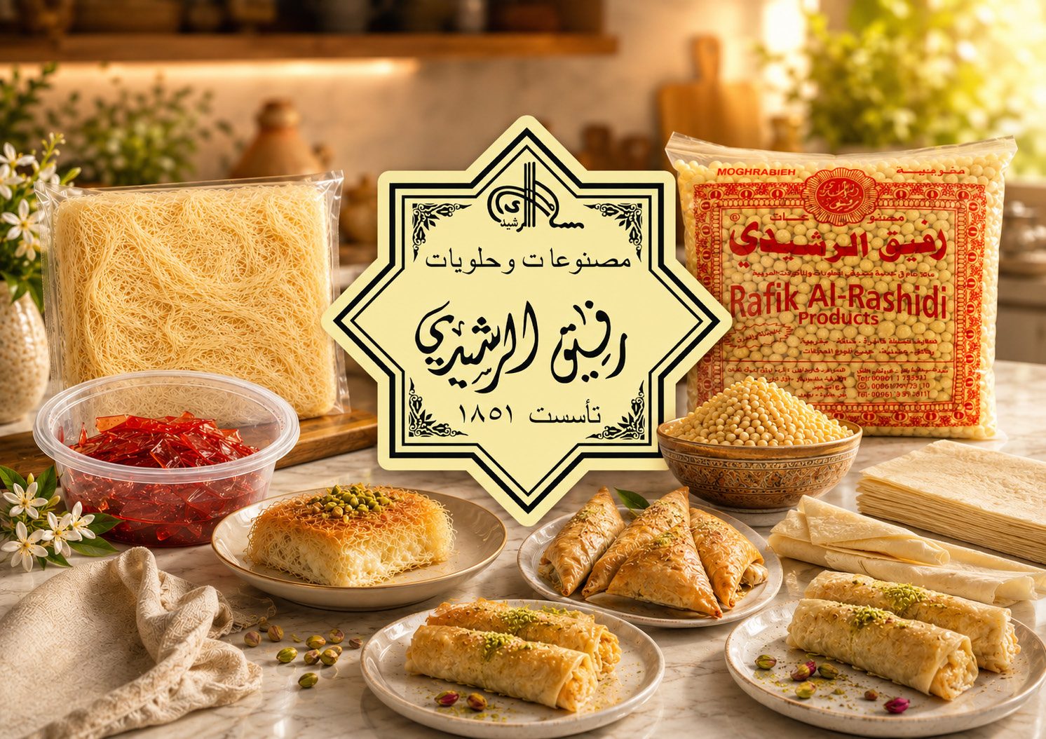 Rafic Al Rashidi pastry products